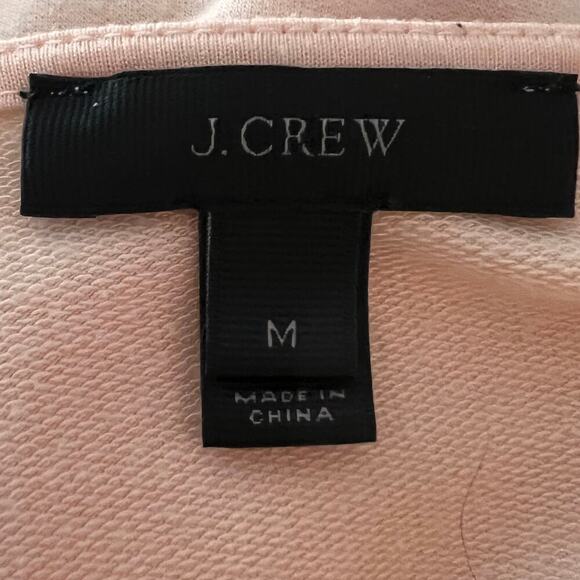 J.Crew Top Boho Coral Pink Jersey Knit Tie Front Dolman Sleeve Medium - Picture 7 of 10